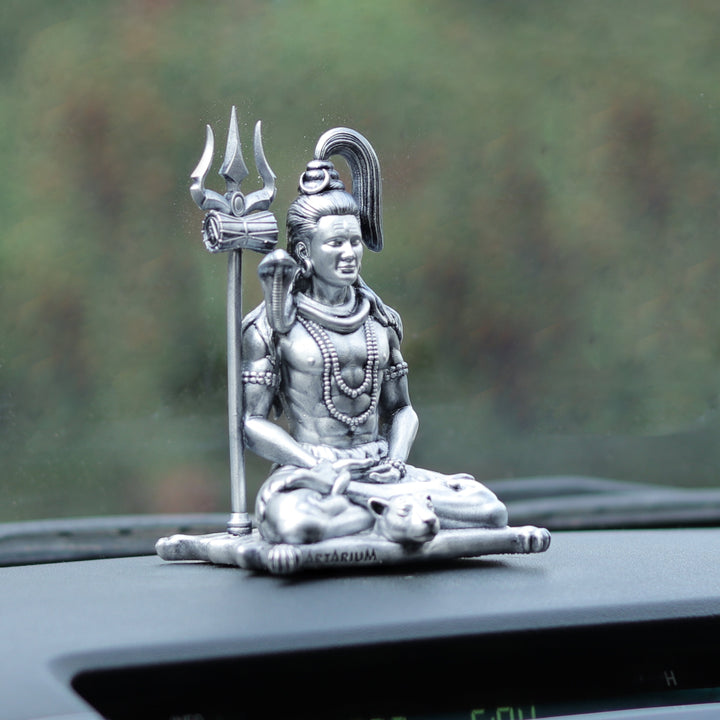 Meditating Lord Shiva Car Dashboard