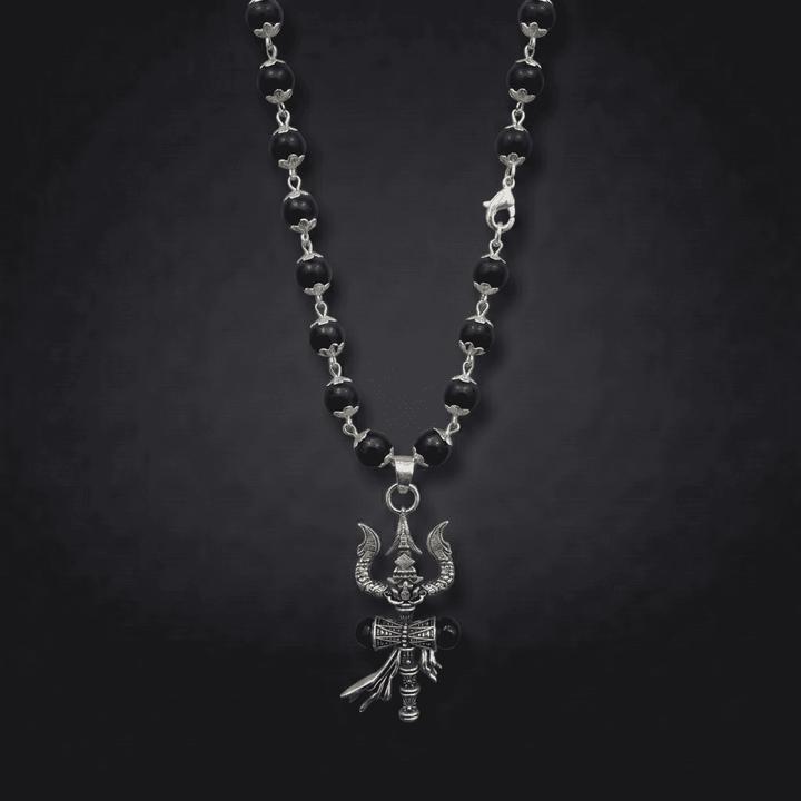 The Trishul Karungali Mala