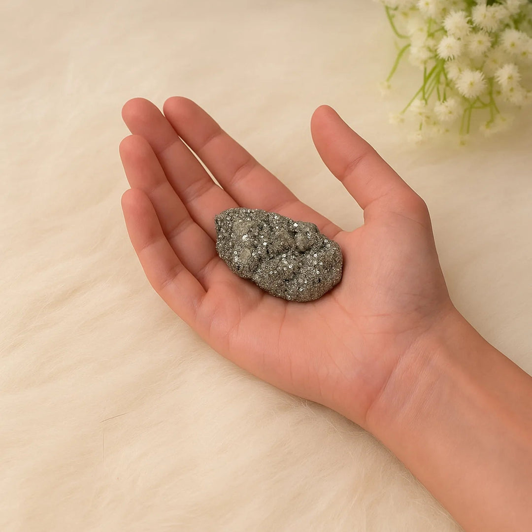Maha Lakshmi Siddh Raw Pyrite Stone