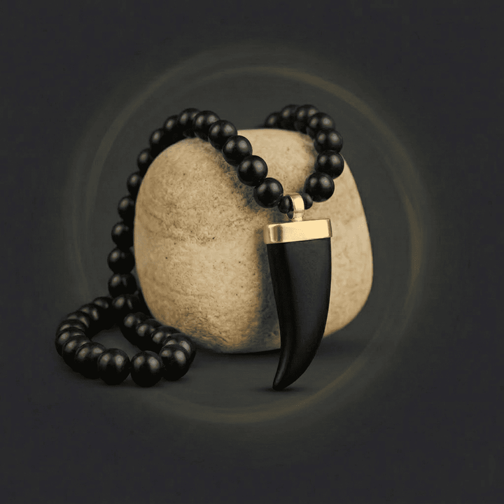 Single Teeth Karungali Necklace – Natural Ebony Wood