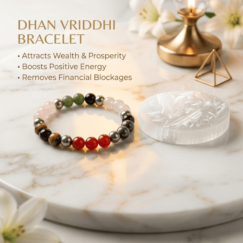 Dhan Vriddhi with FREE Raw Selenite Plate
