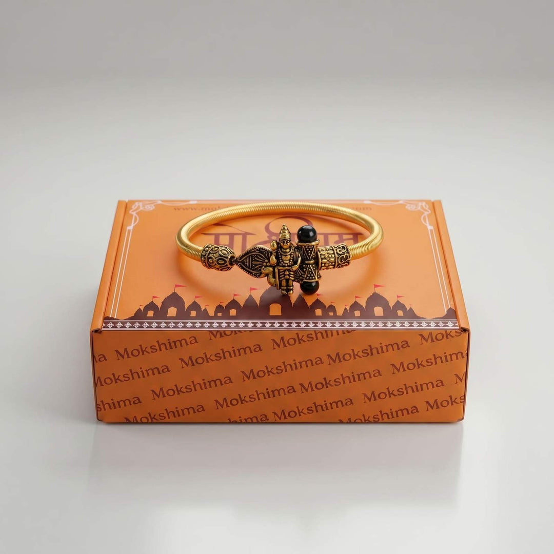Gold Plated Karungali Murugan Kada