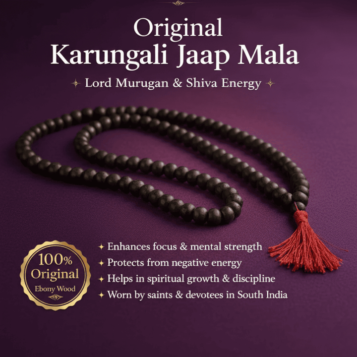 Original Karungali jap Malai - Positive Energy jap Mala