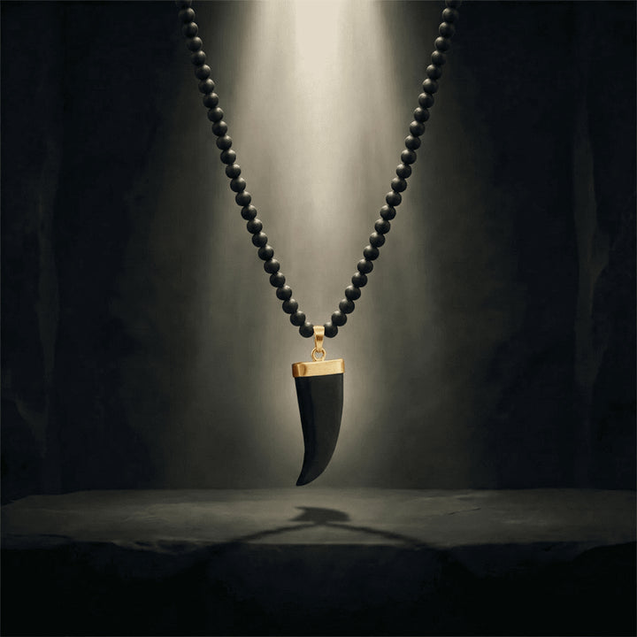 Single Teeth Karungali Necklace – Natural Ebony Wood
