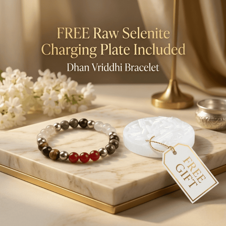 Dhan Vriddhi with FREE Raw Selenite Plate
