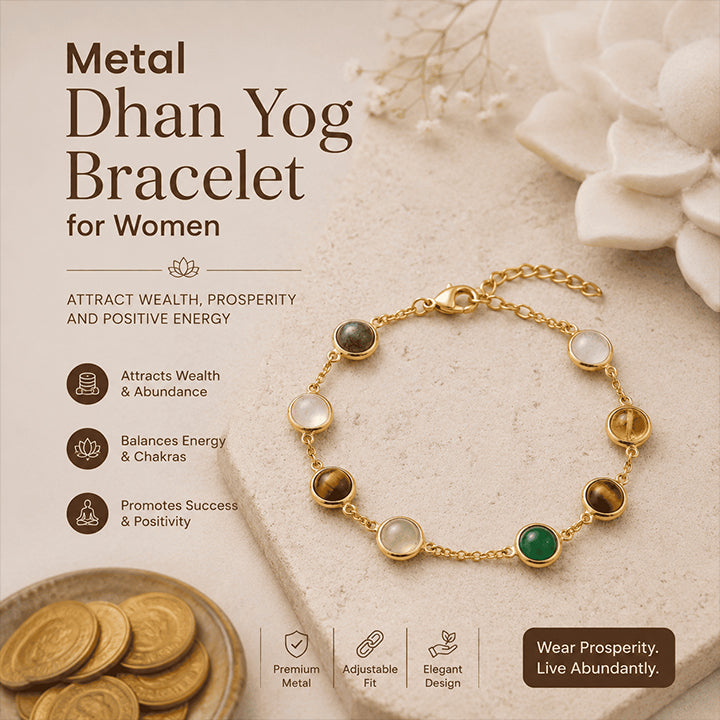 Metal Dhan Yog Bracelet for Women