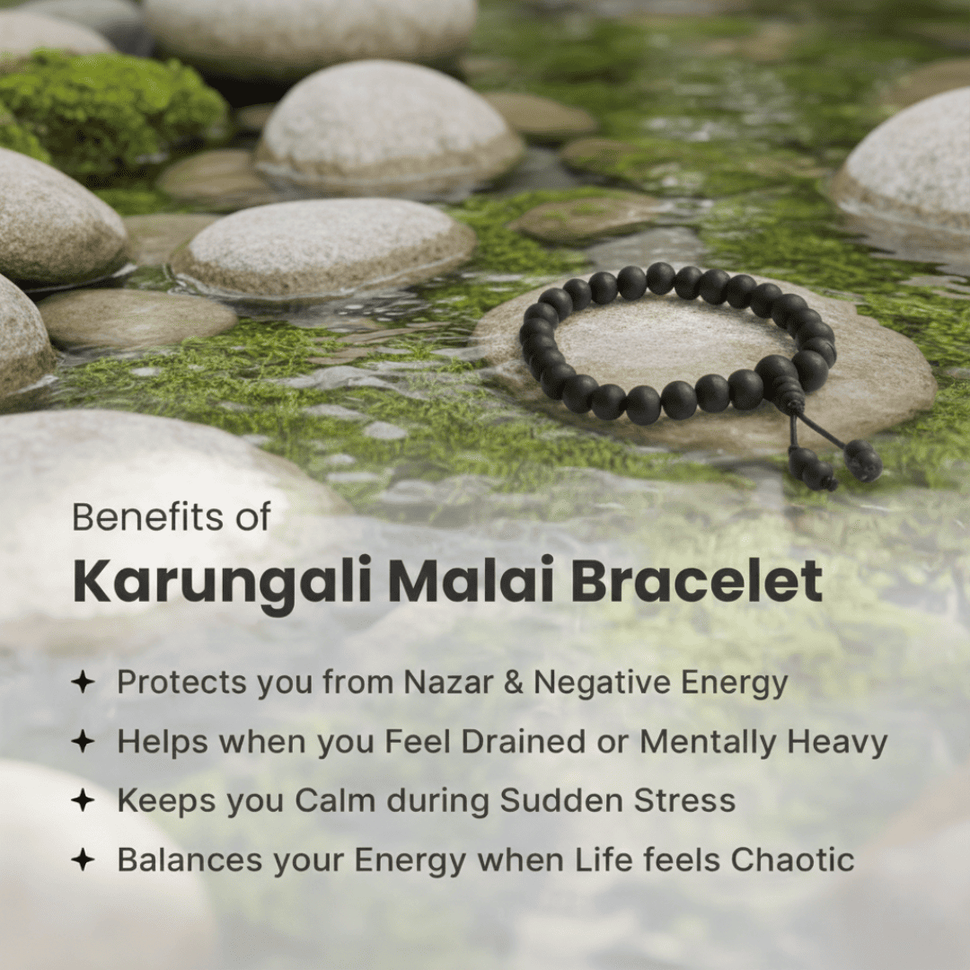 Karungali Protection Bracelet – Authentic Ebony Spiritual Shield