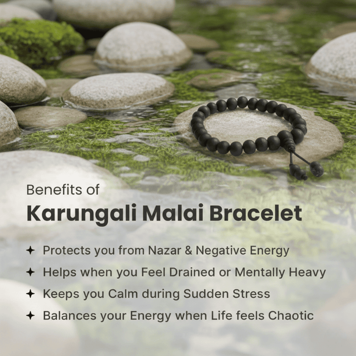 Karungali Protection Bracelet – Authentic Ebony Spiritual Shield
