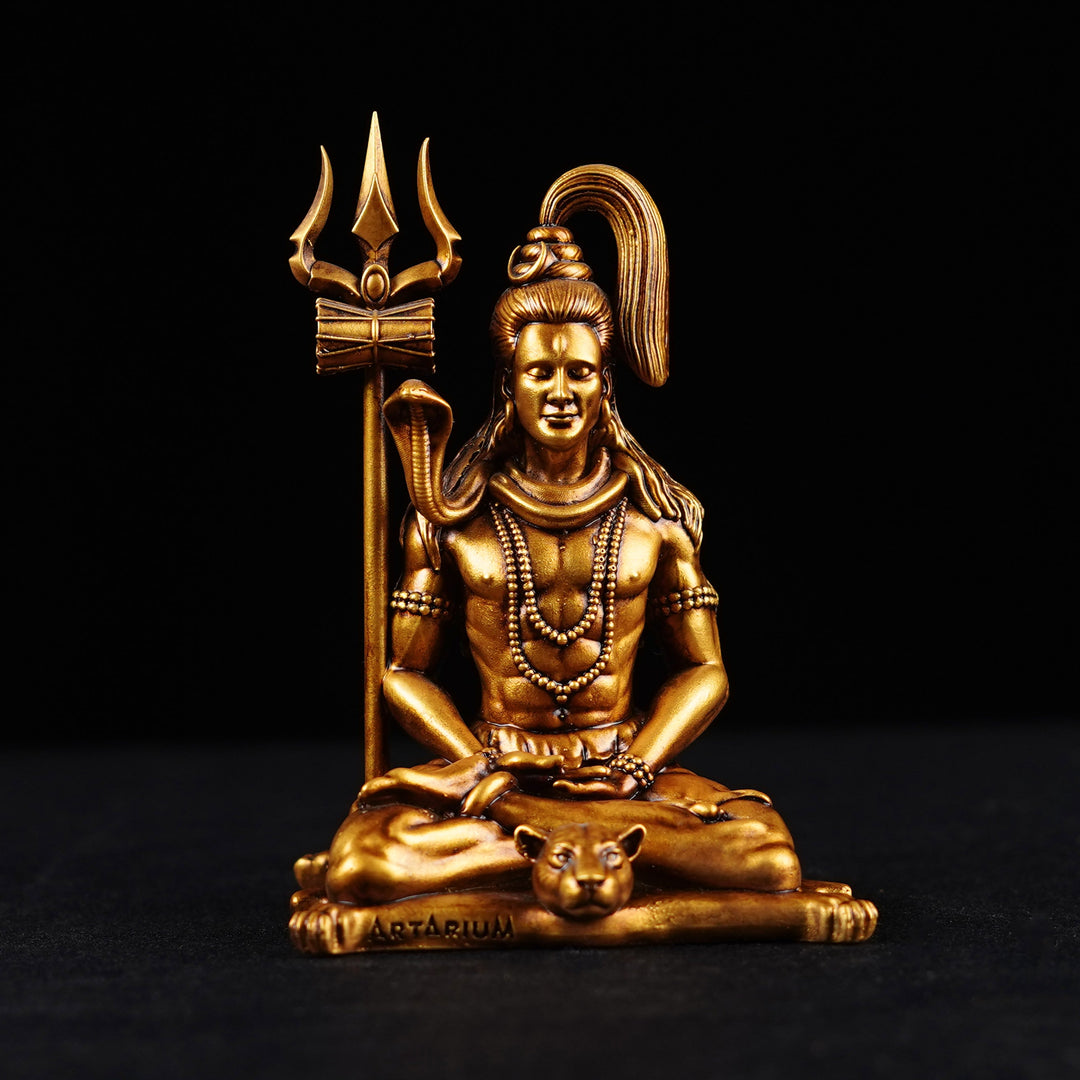 Meditating Lord Shiva Car Dashboard