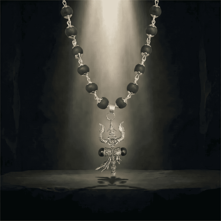 The Trishul Karungali Mala