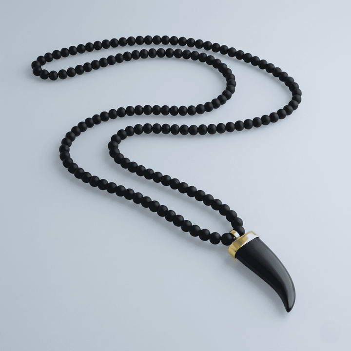 Single Teeth Karungali Necklace – Natural Ebony Wood