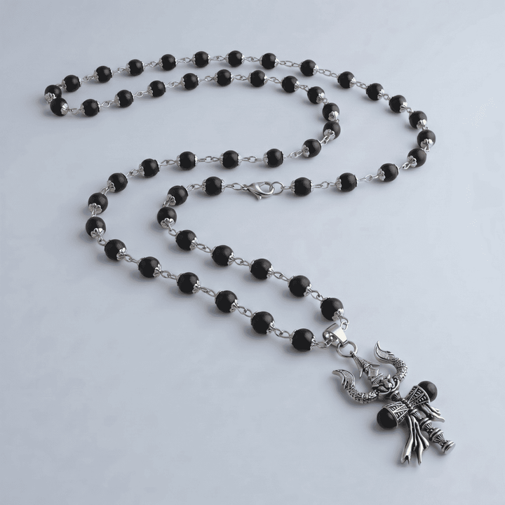 The Trishul Karungali Mala