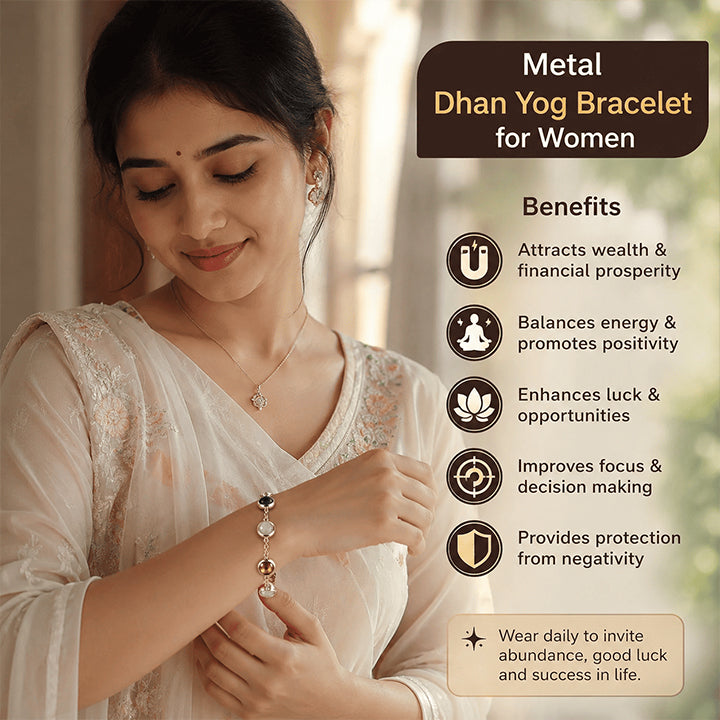 Metal Dhan Yog Bracelet for Women