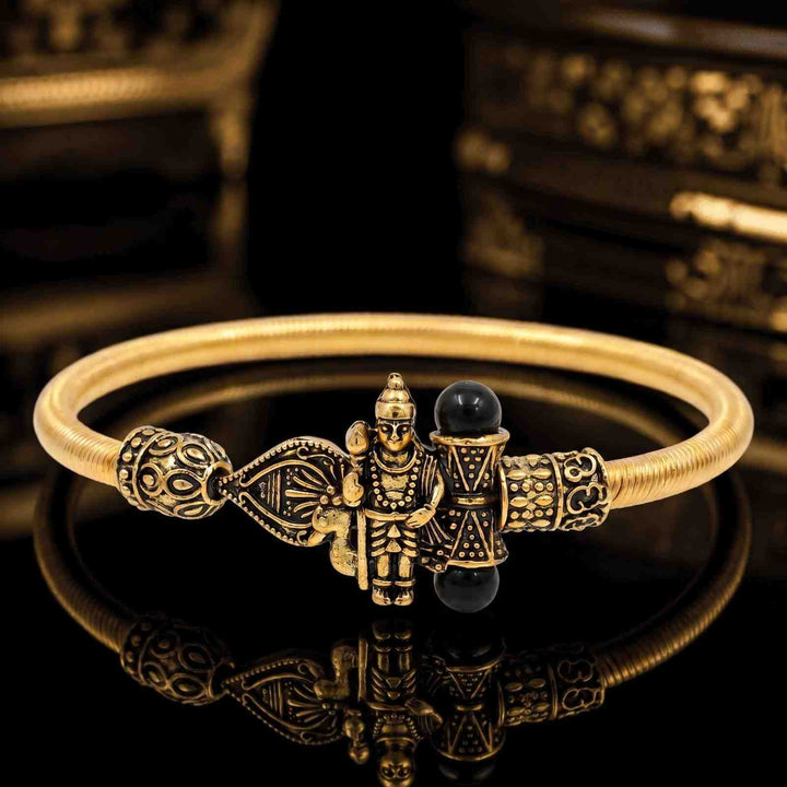 Gold Plated Karungali Murugan Kada