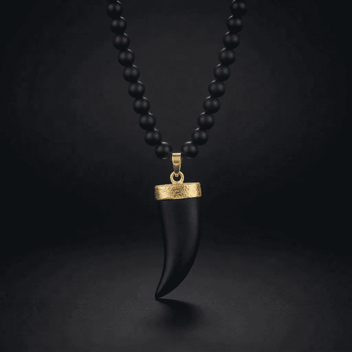 Single Teeth Karungali Necklace – Natural Ebony Wood