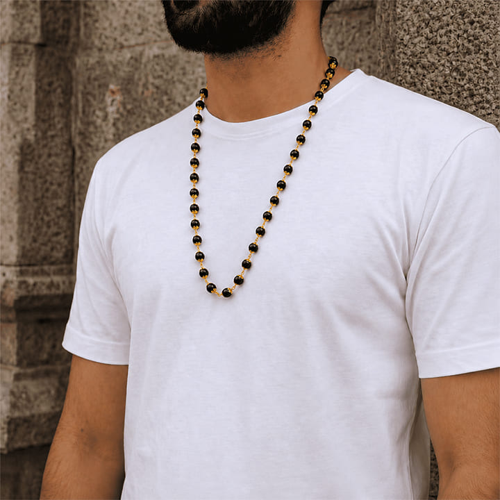 Gold Plated Eternal Karungali Mala