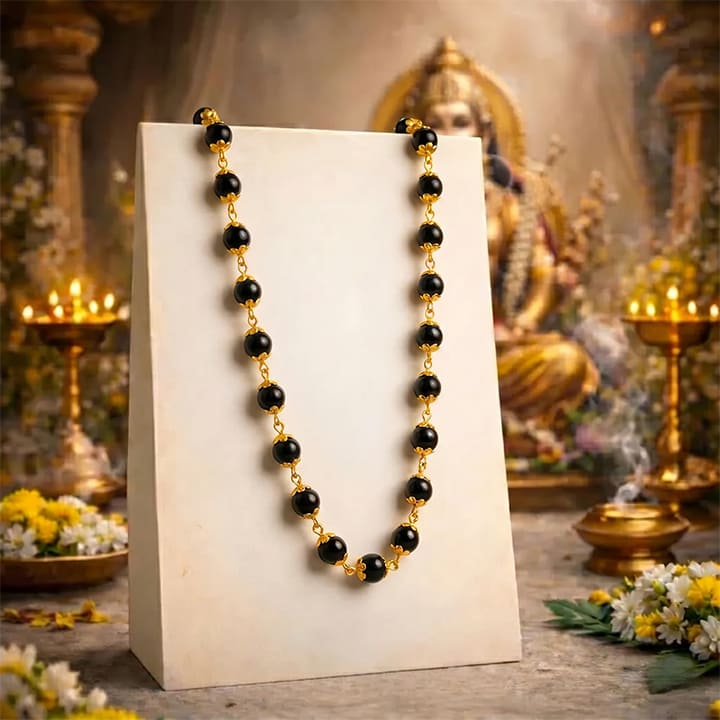Gold Plated Eternal Karungali Mala