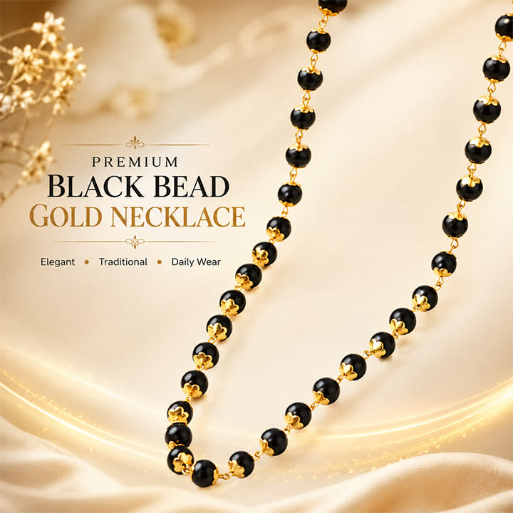 Gold Plated Eternal Karungali Mala