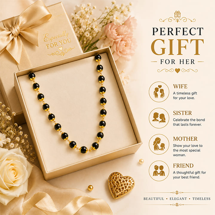 Gold Plated Eternal Karungali Mala