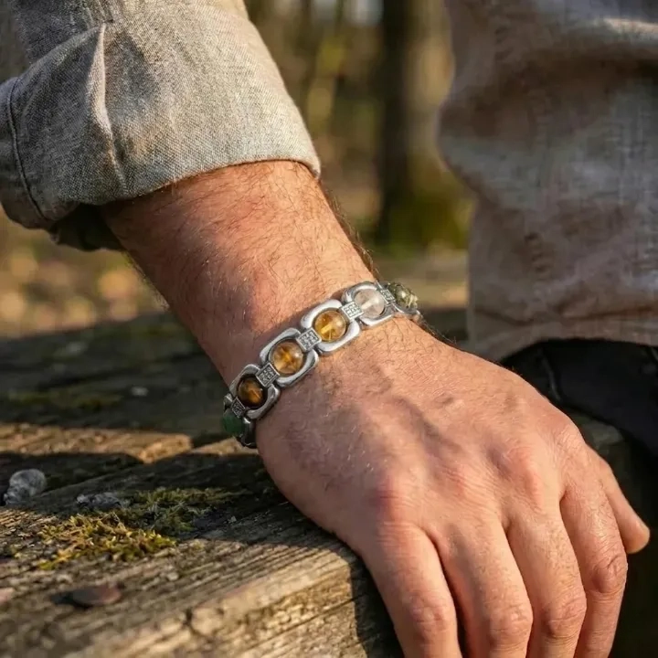 Metal Dhan Yog Bracelet - Silver