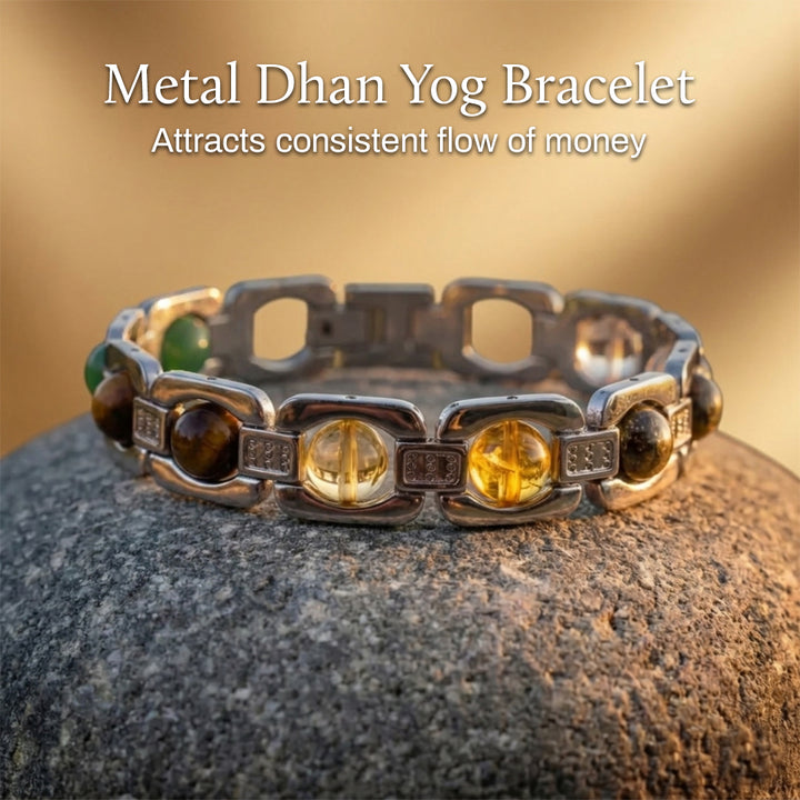 Metal Dhan Yog Bracelet - Silver