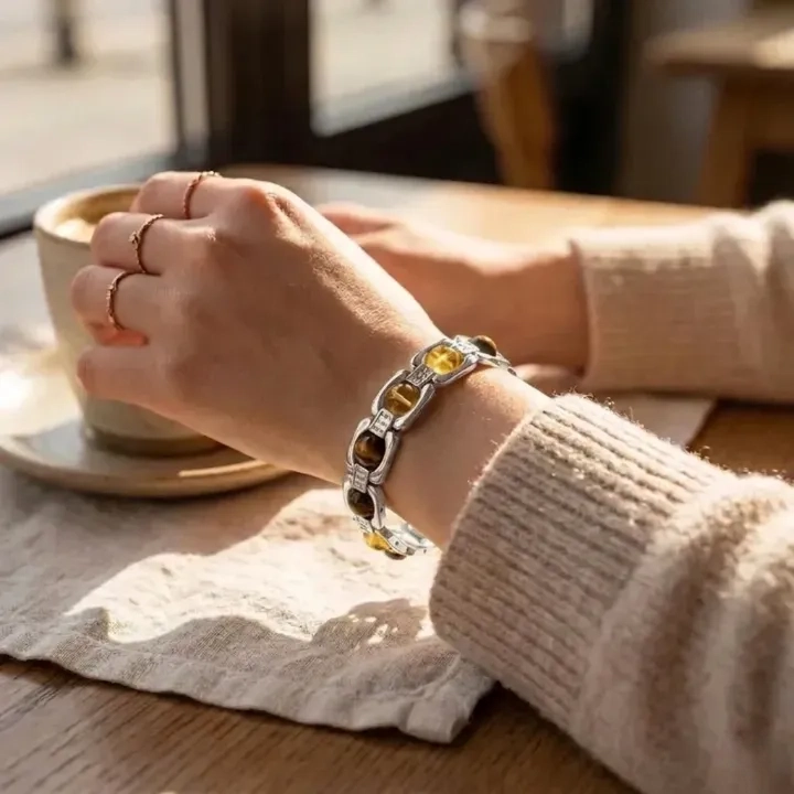 Metal Dhan Yog Bracelet - Silver