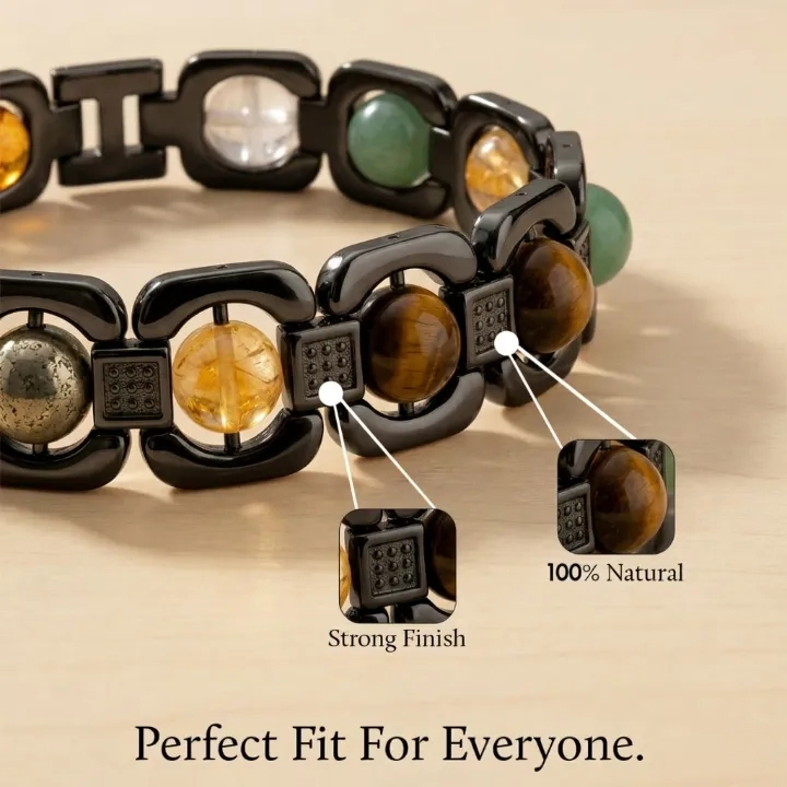 Metal Dhan Yog Bracelet - Black