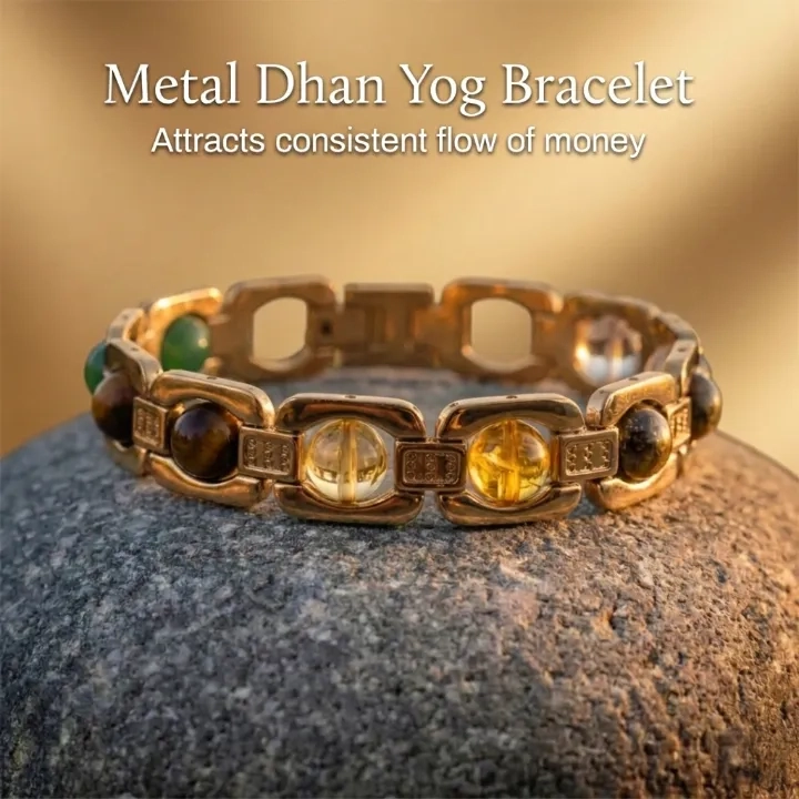Metal Dhan Yog Bracelet - Gold