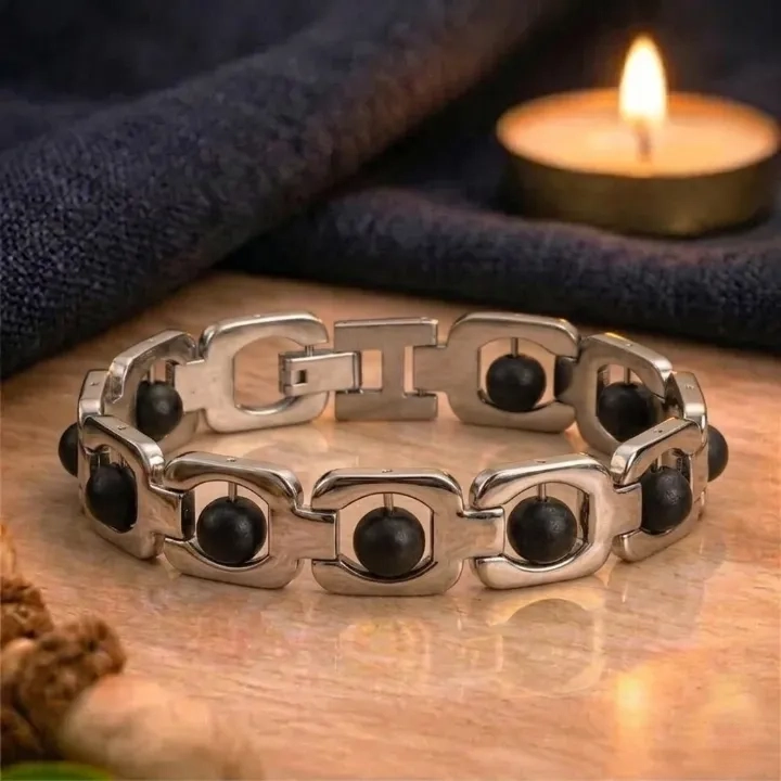 Silver Plated Essential Karungali Bracelet