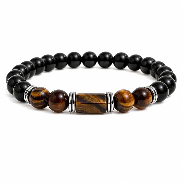 Tiger's Eye Zodiac Band – Leo (सिंह राशि)
