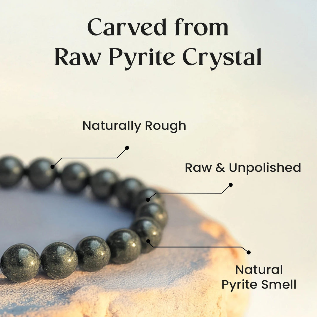 Raw Pyrite Bracelet Small