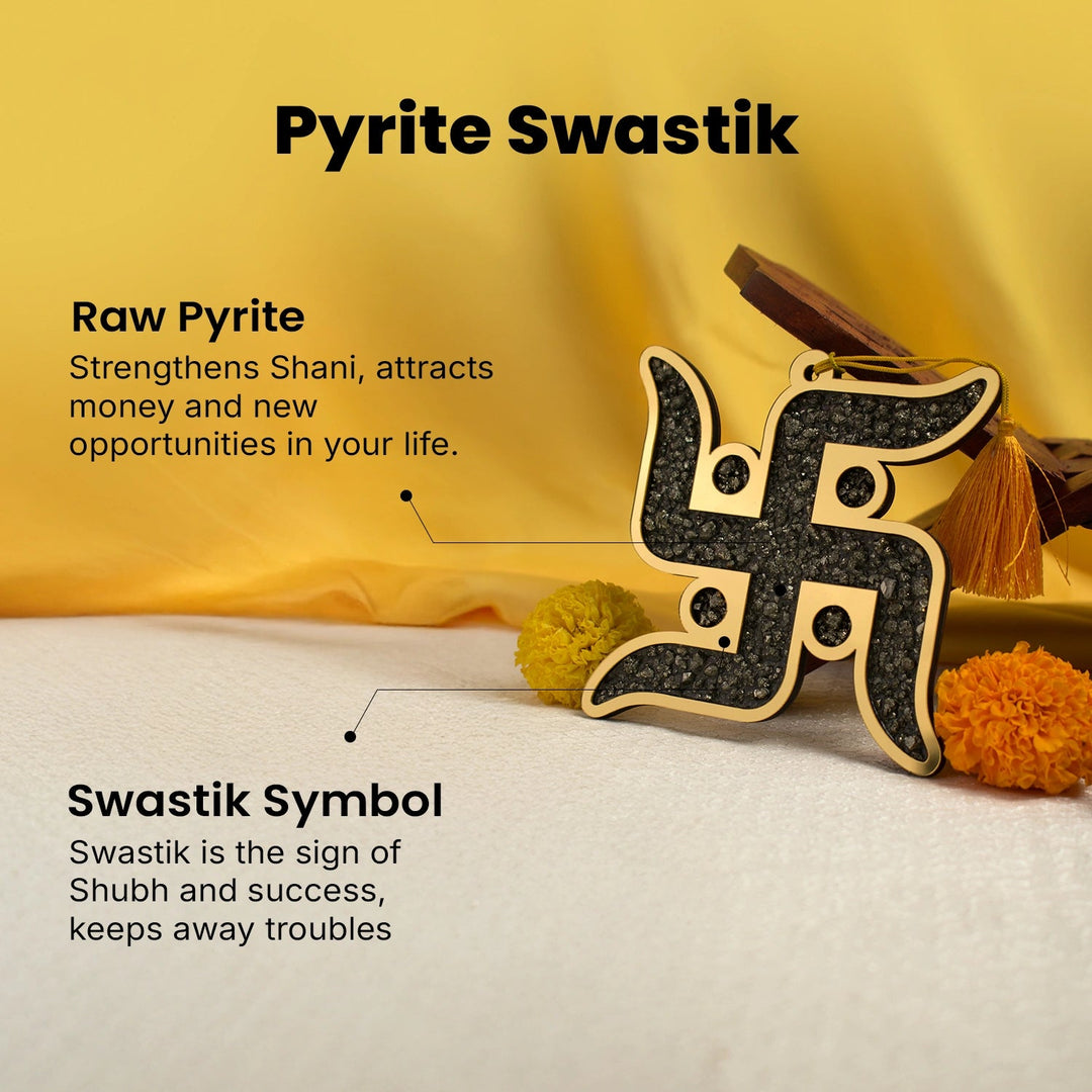 Pyrite Swastik