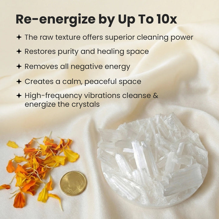 Raw Pyrite Bracelet with FREE Raw Selenite Plate