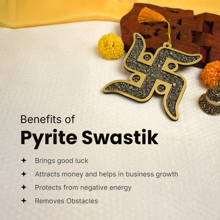 Pyrite Swastik