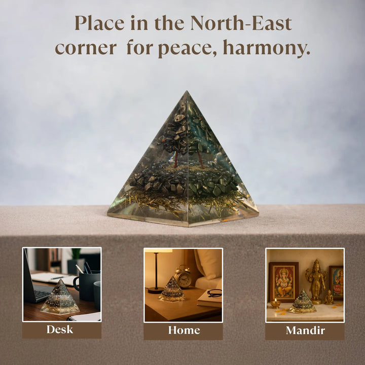 Pyrite Money Magnet Pyramid