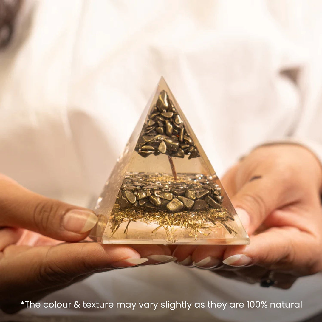Pyrite Money Magnet Pyramid