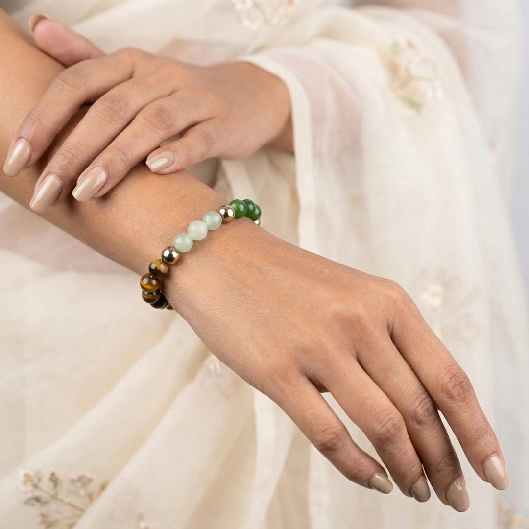 Dhan Yog Bracelet with FREE Raw Selenite Plate