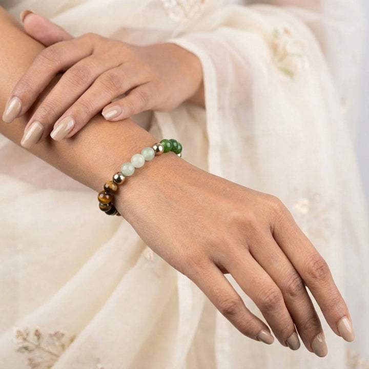 Dhan Yog Bracelet with FREE Raw Selenite Plate