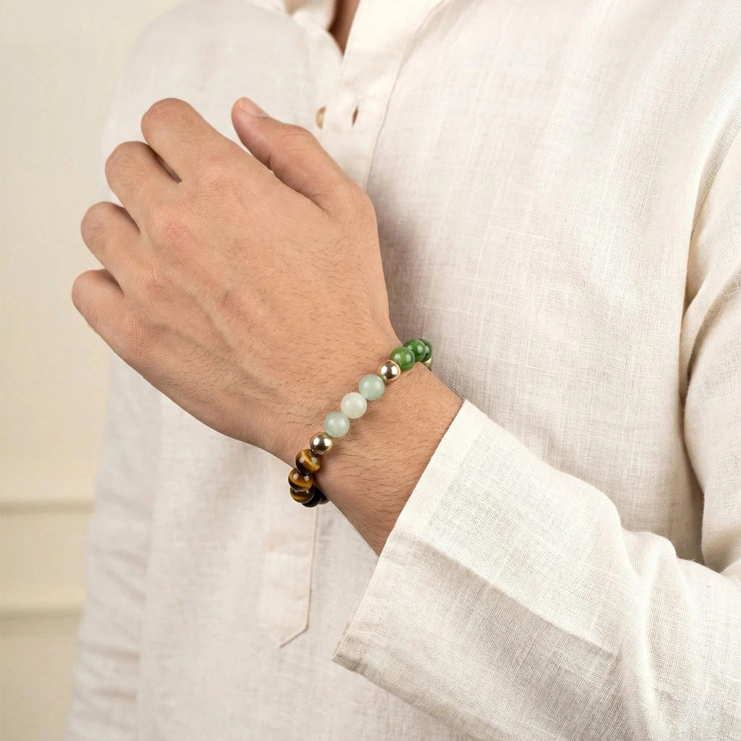 Dhan Yog Bracelet with FREE Raw Selenite Plate