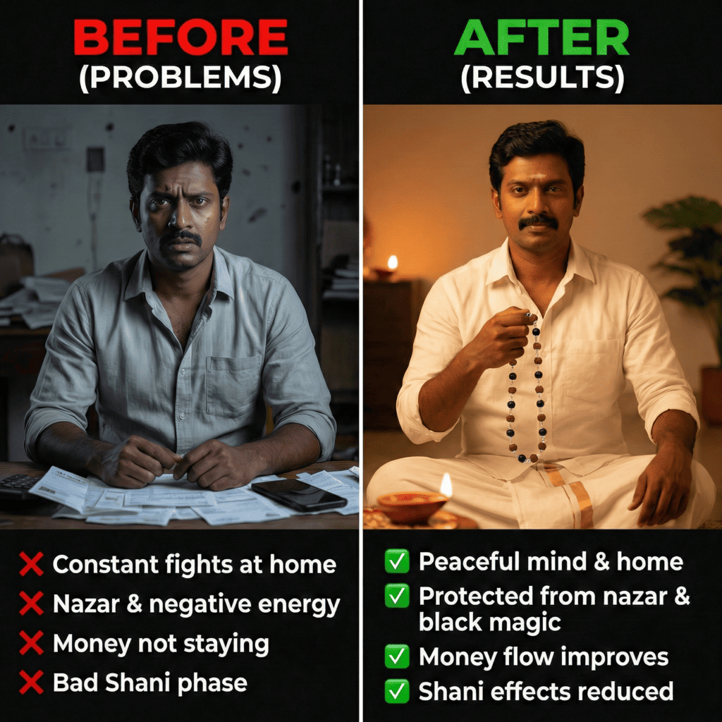 Divine Karungali & Rudraksha jap Mala