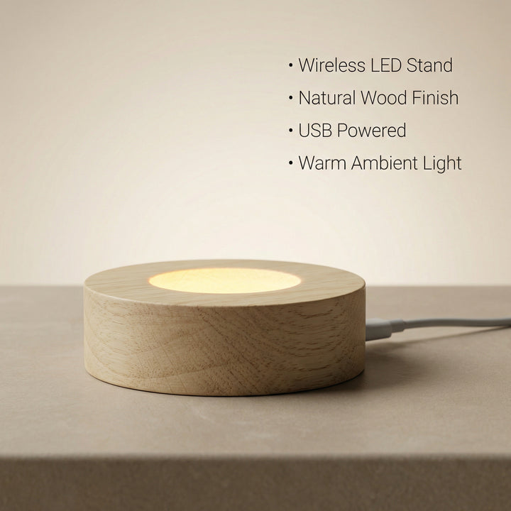 Adiyogi 3D Crystal Ball Lamp By Mokshima (FREE 1 YEAR WARRANTY)