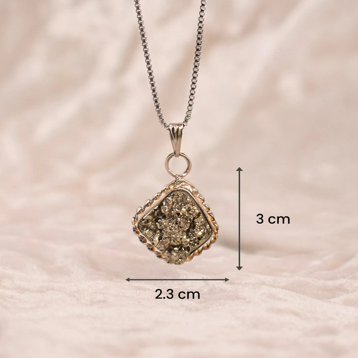 Raw Pyrite Pendant