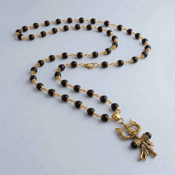 The Trishul Karungali Mala